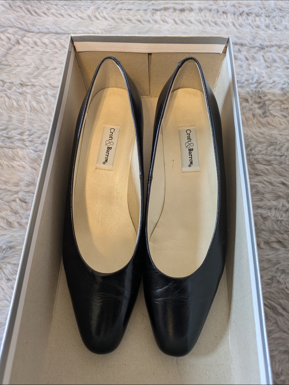 Croft & Barrow Black Leather Women's Leather Heels